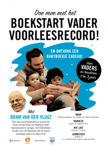 BoekStart Vader Voorleesrecord Bram van der Vlugt Amsterdam